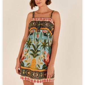 Farm Rio Samba Macaw dress Size XL